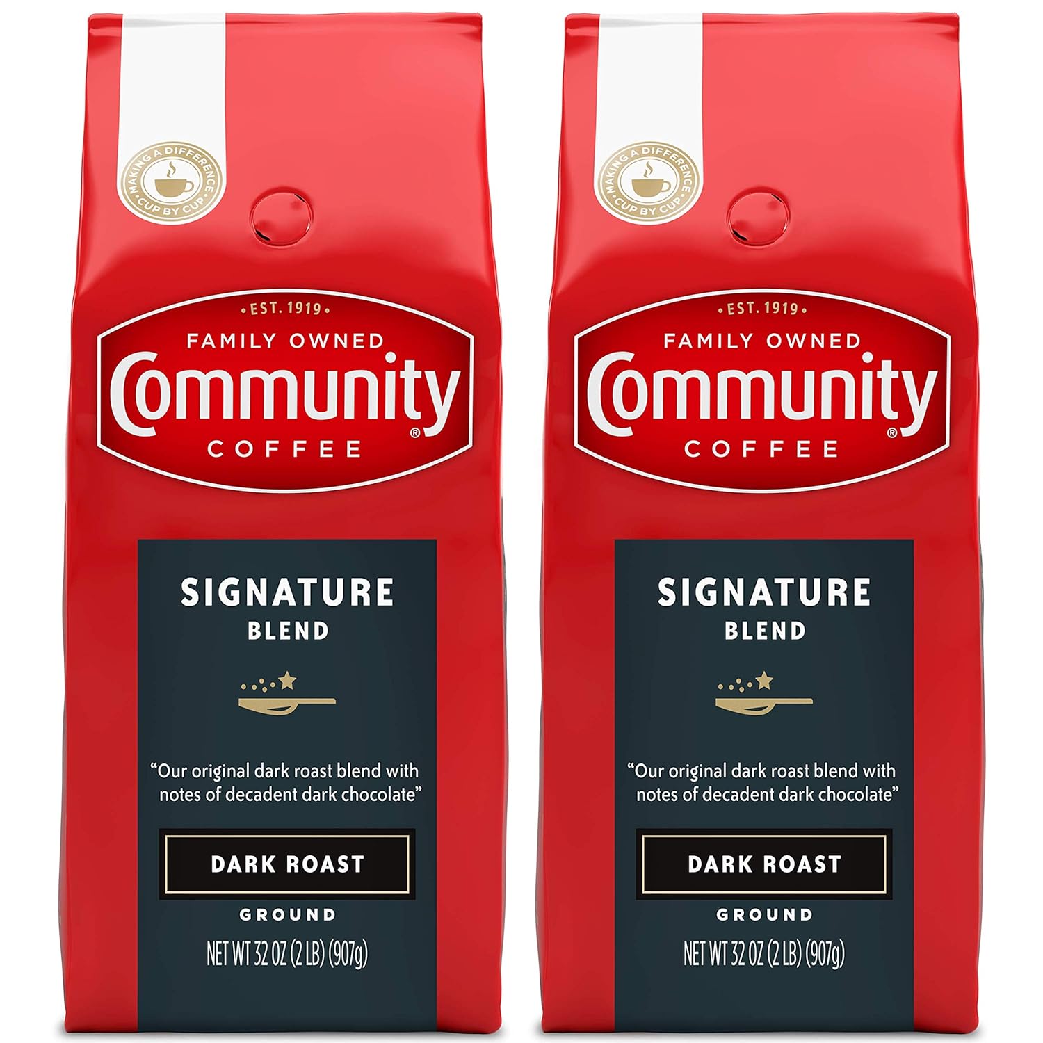 Bold Dark Roast 64oz Community Coffee x2 Pack