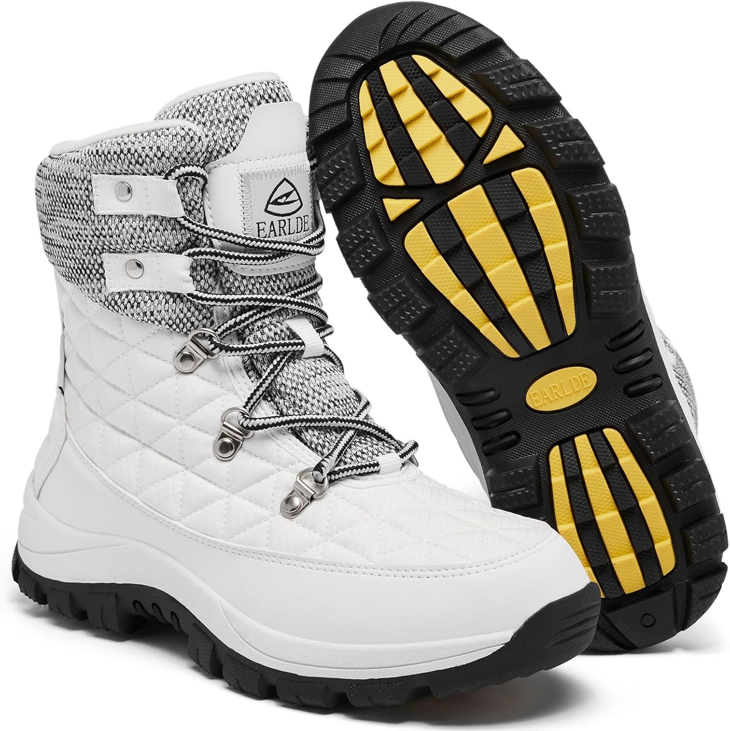 EARLDE Women's Snow Boots Waterproof Winter Boots for Comfort