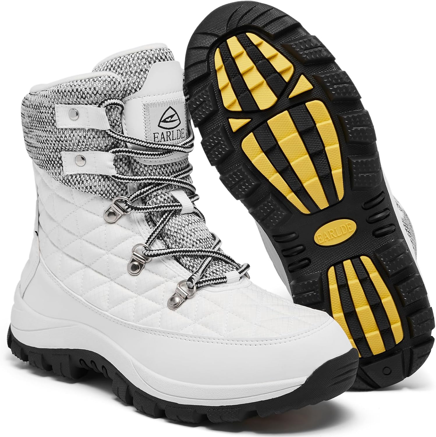 EARLDE Women's Snow Boots Waterproof Winter Boots for Comfort