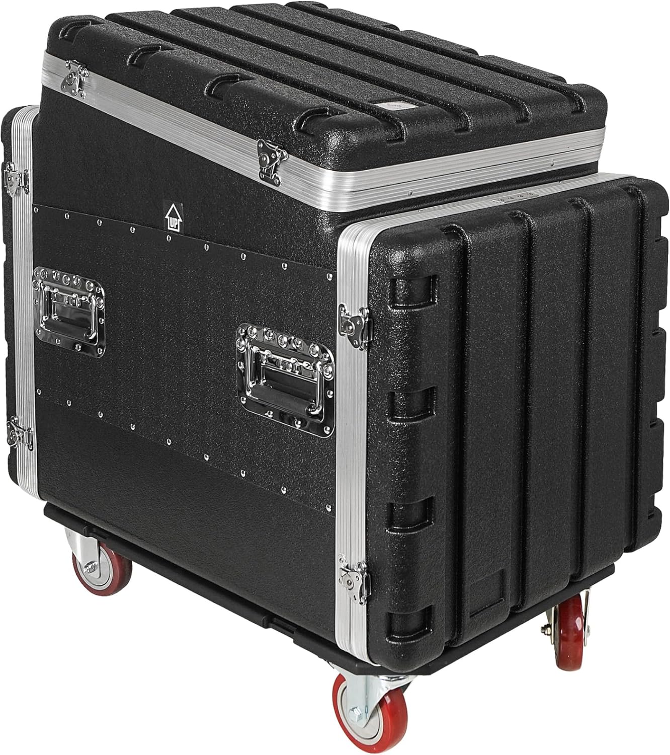 Sound Town Lightweight 10U ATA ABS Rack Case with Slant Mixer Top