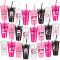 Breast Cancer Awareness Cups - 24 Pcs Motivational Tumblers