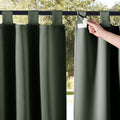 NICETOWN Greyish Green Outdoor Curtains W52 x L108 - Waterproof
