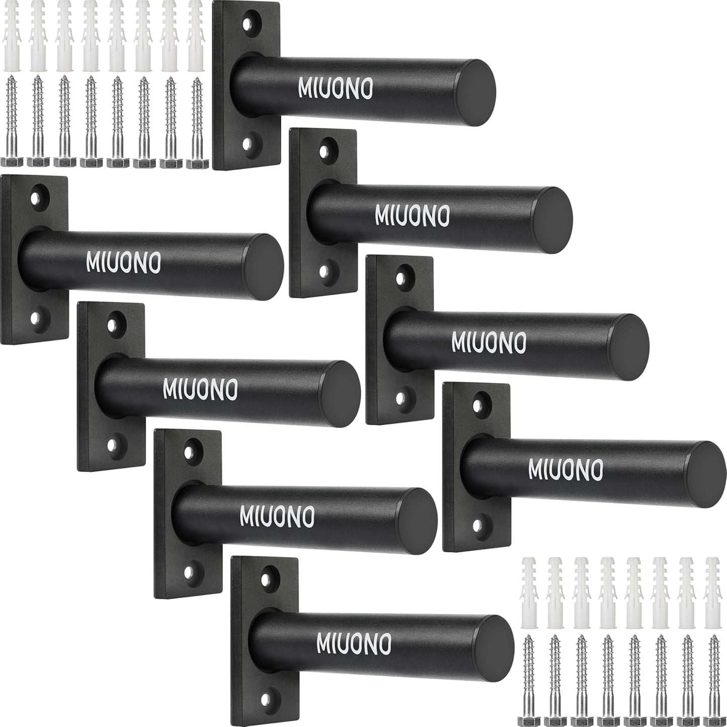 Wall Mounted Weight Plate Holder for Home Gym Organization
