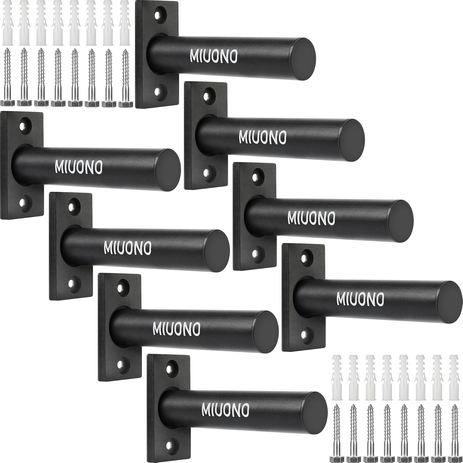 Wall Mounted Weight Plate Holder for Home Gym Organization