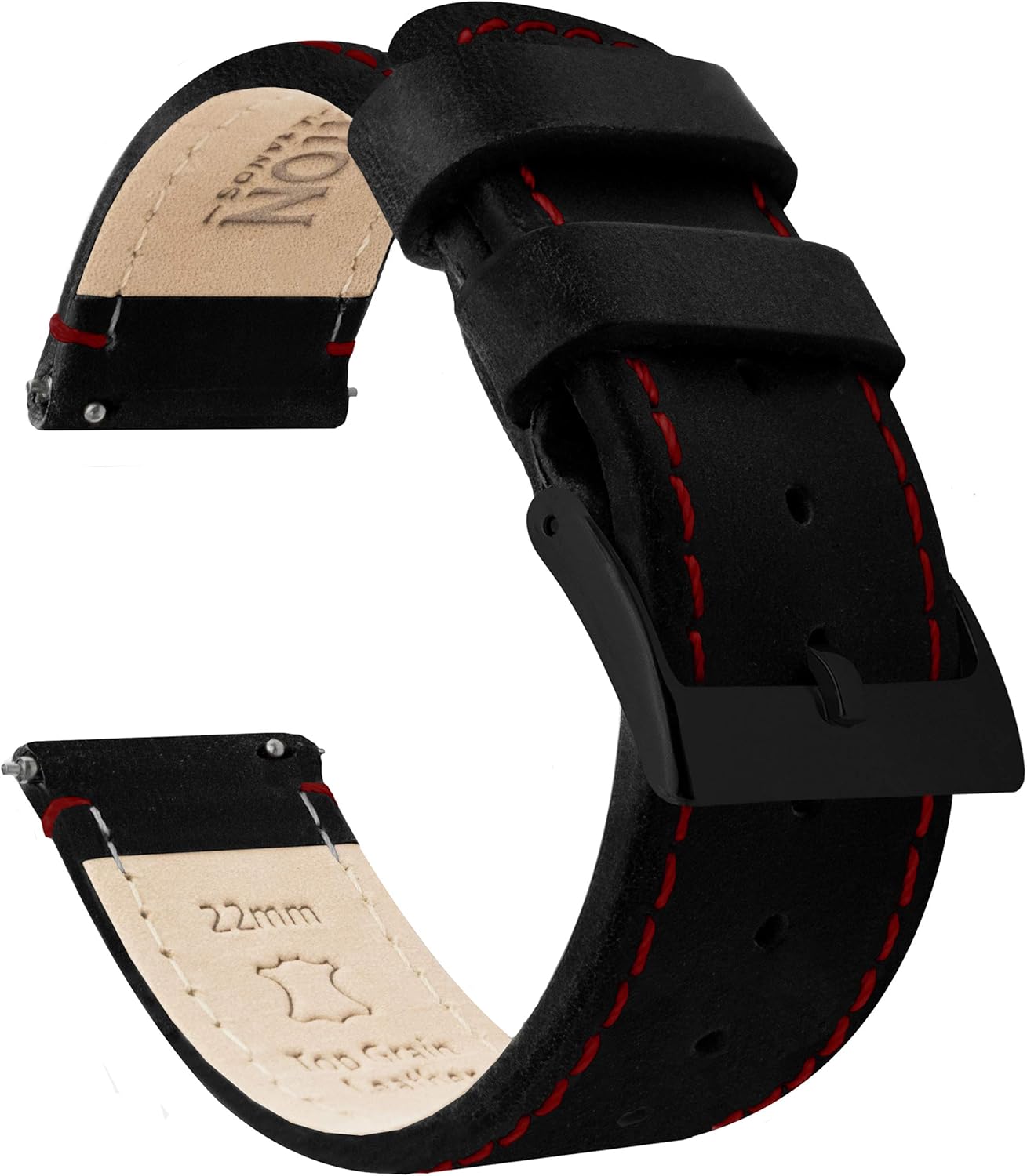 Barton Quick Release Top Grain Leather Watch Band Strap Options