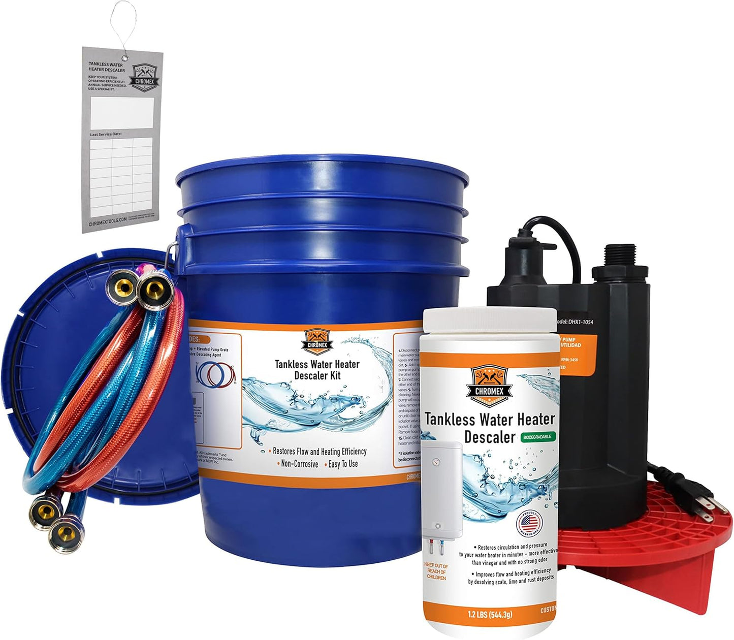 Chromex Tankless Water Heater Descaler Kit for Easy Maintenance