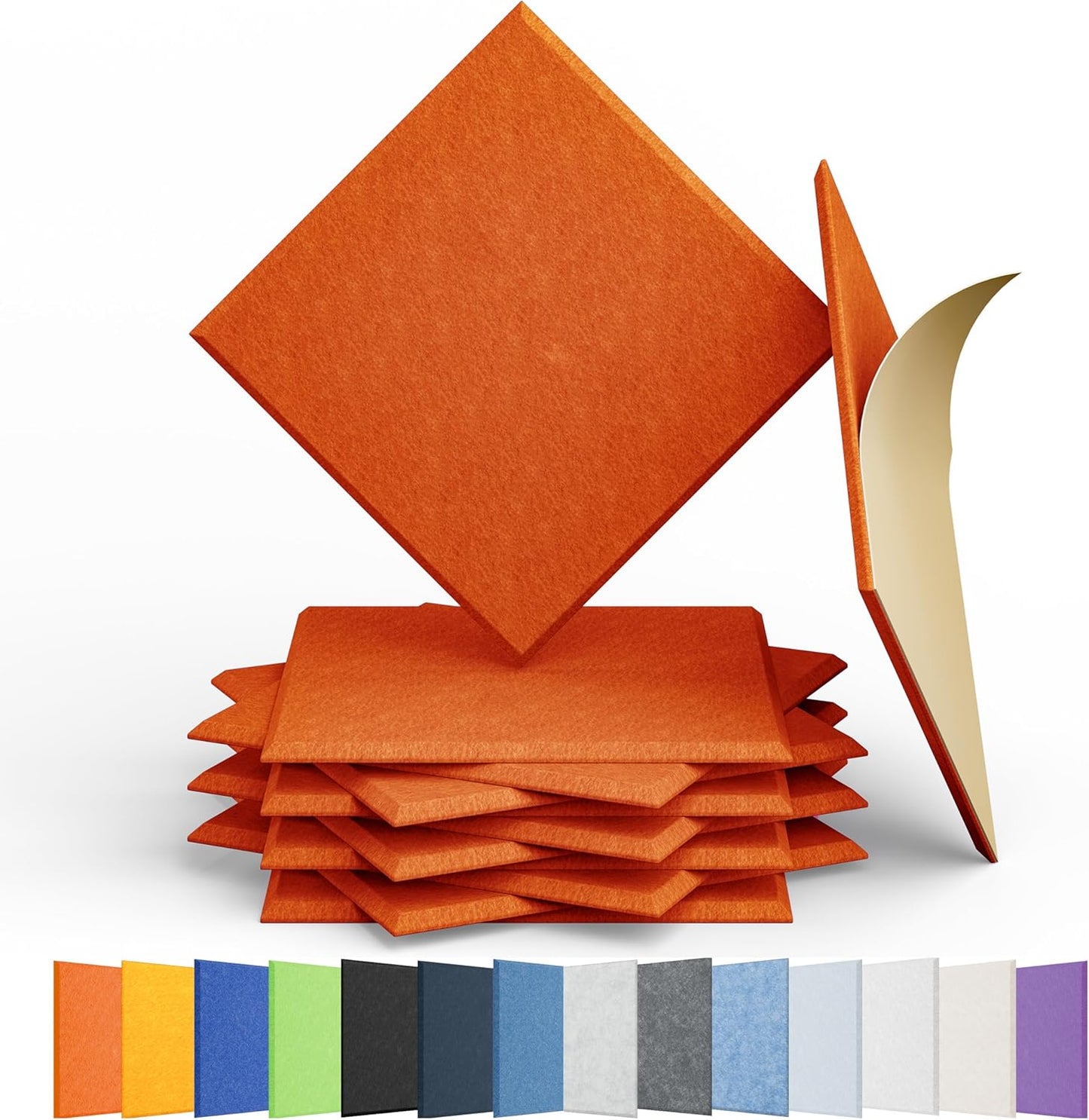 12 Pack Acoustic Panels for Sound Proofing in Home and Office