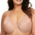 Wonderwire Front-Closure Bra Plus Size - Cushioned Support