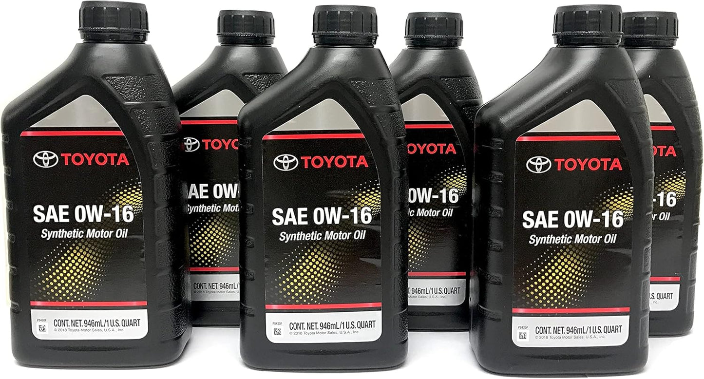 Genuine Toyota 0W16 Synthetic Oil for Optimal Engine Performance