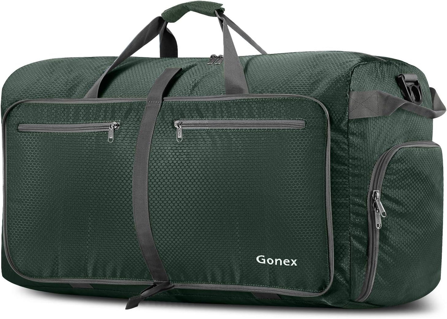 Gonex Large Foldable Travel Duffle Bag with Shoe Compartment