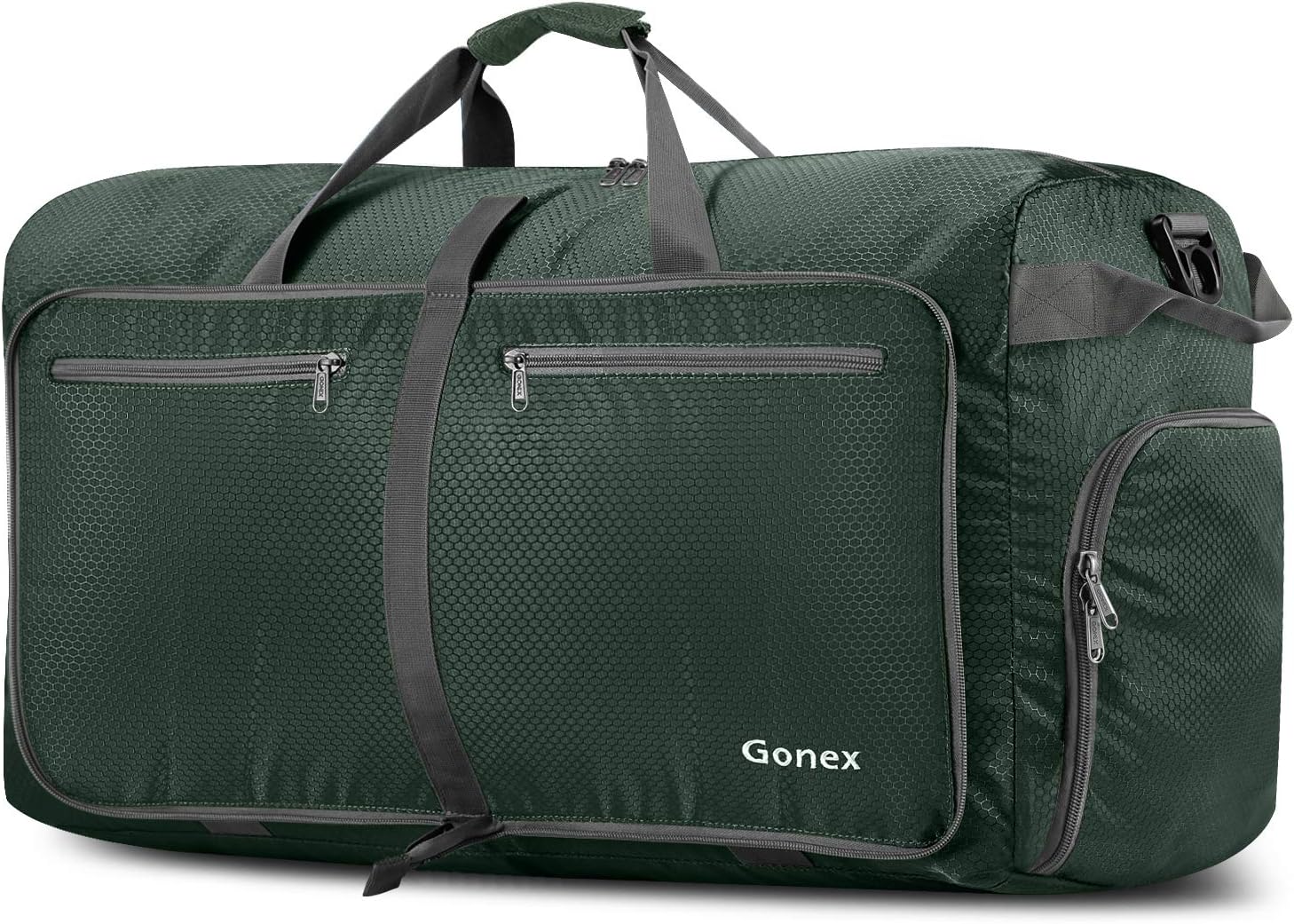 Gonex Large Foldable Travel Duffle Bag with Shoe Compartment