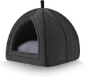 Cat Cave Bed 2-in-1 Foldable House for Indoor Cats - Cozy & Washable