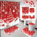 Christmas Bathroom Set with Non-Slip Rugs - Likiyol