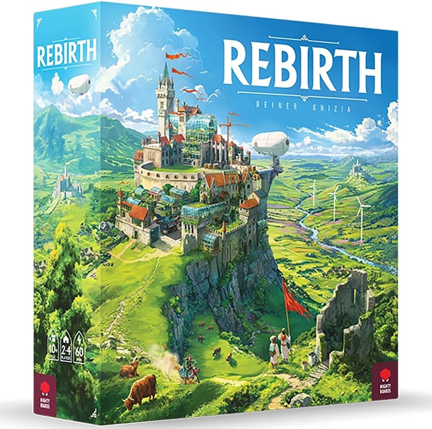 Rebirth Tile Laying Board Game with Double-Sided Board Fun