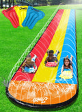 JAMBO 25Ft Premium XXL Slip Splash and Slide - Triple Lane Fun