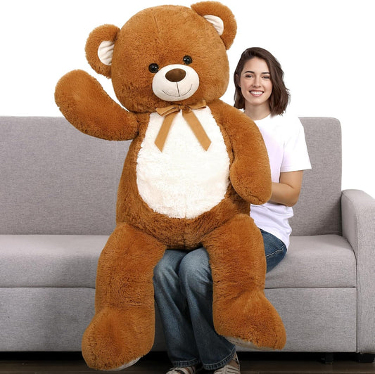 Tezituor Big Teddy Bear 52in - Fluffy Life Size Stuffed Animal