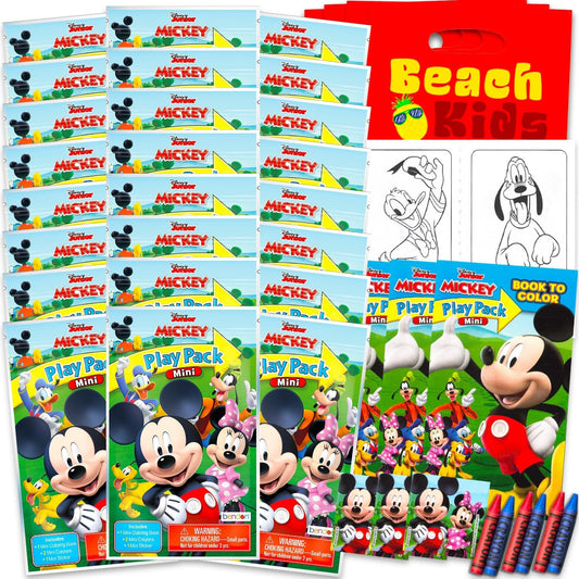 24-Piece Mickey Mouse Mini Party Set | Fun Disney Party Supplies