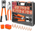 Battery Cable Lug Crimping Tool Kit - Complete 110PCS Crimper Set