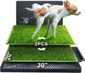 Dog Potty for Indoor or Porch - 2 Pcs Artificial Grass Training Pads