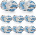Chunky Yarn 8-Pack Sky Blue White Grey - Super Bulky Blanket Yarn