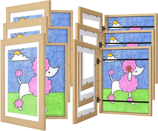Kids Art Frames Set for Displaying Child Artwork and Crafts