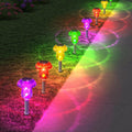 Solar Lights Outdoor Mushroom Pathway Lights 16 Pack - Multicolor