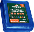Tarpco Safety Heavy Duty 7 Mil Tarp Cover 24 x 36 - Weatherproof