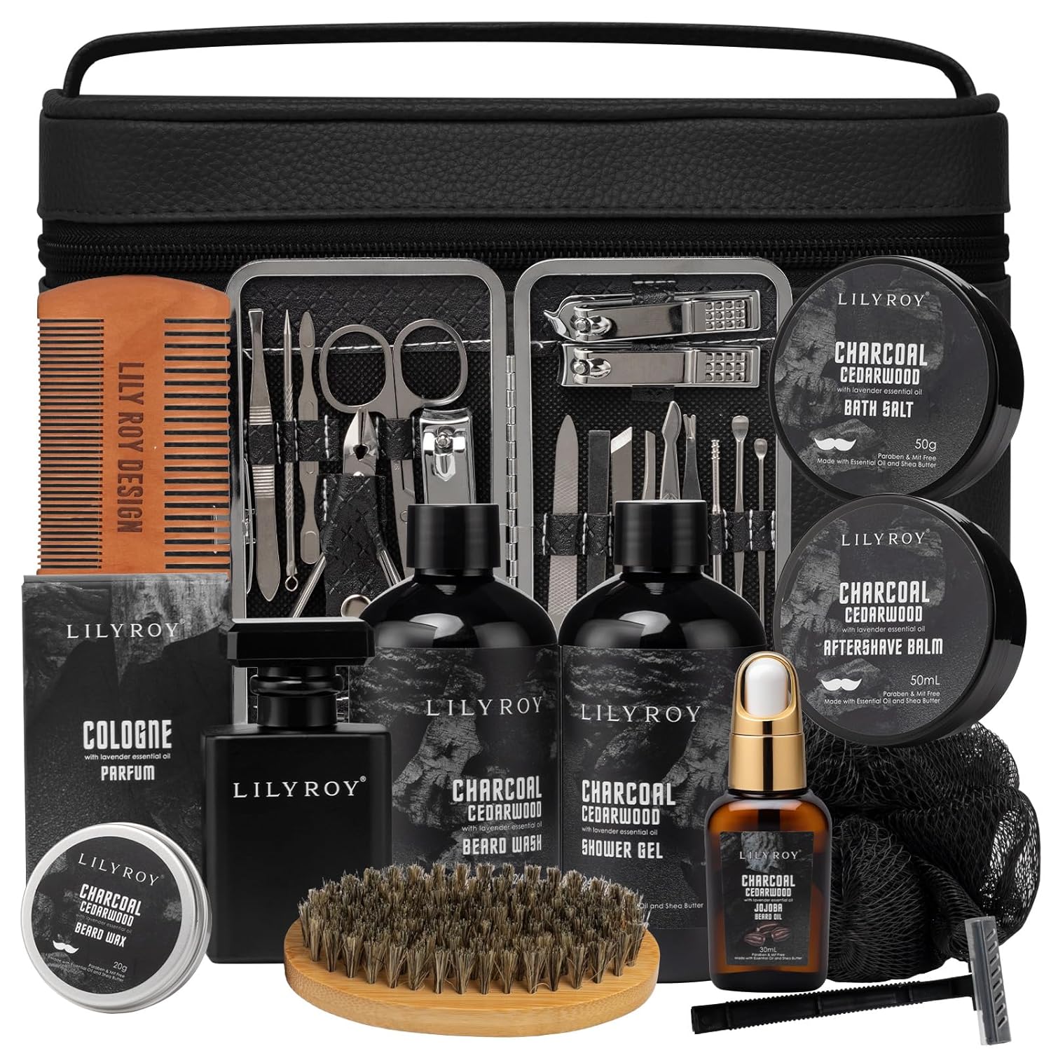 Luxury 31-Piece Bath & Beard Gift Set for Men - Perfect Gift