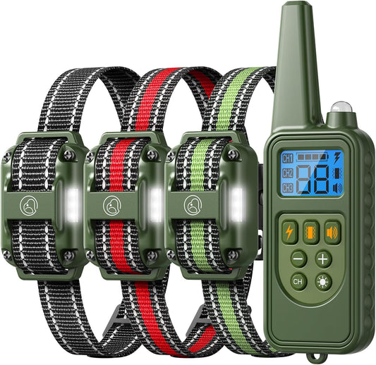 Dog Training Collar with Remote, 2600FT Range for All Breeds