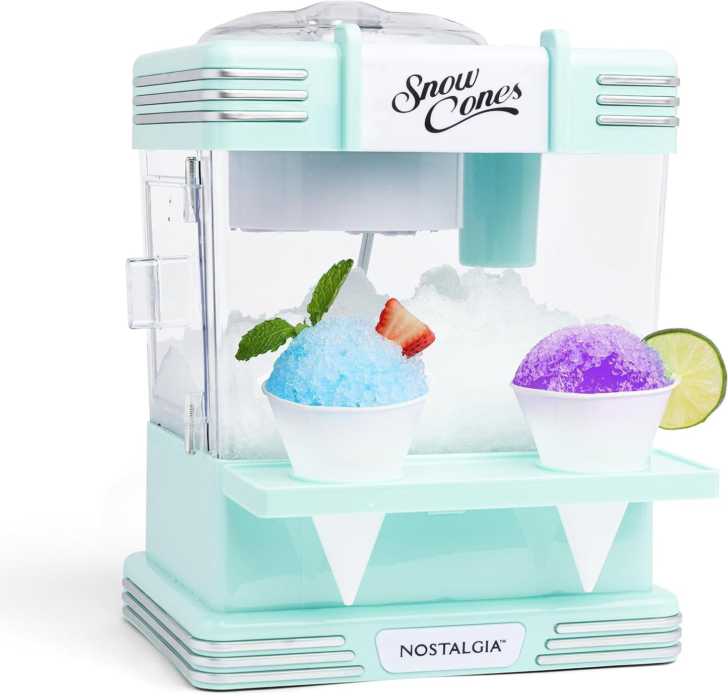 Nostalgia Snow Cone Shaved Ice Machine for Delicious Treats