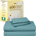 California Design Den 100% Cotton Queen Sheets - Soft 400 TC Sateen