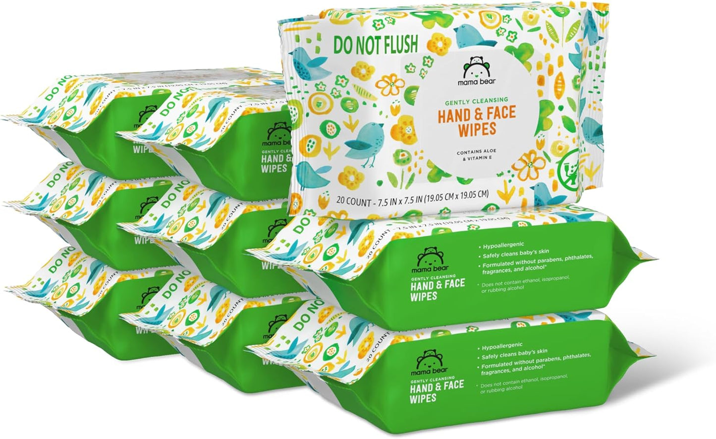 Mama Bear Baby Wipes - Gentle Cleaning for Little Ones