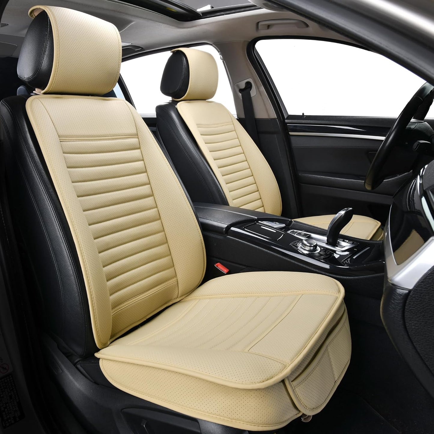 Luxury Car Seat Covers - 2pc Universal Anti-Slip Protectors