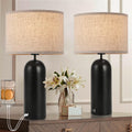 Touch Control Table Lamps Set of 2 with USB Ports for Bedrooms