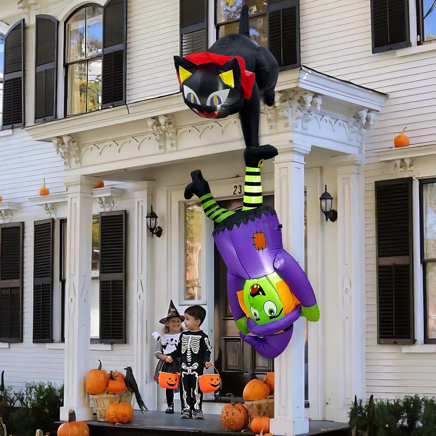 8FT Halloween Inflatables Outdoor Decorations for Spooky Fun