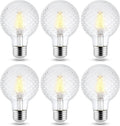 G25 Cut Glass Clear LED Light Bulb 5.5W Dimmable 3000K - Warm White
