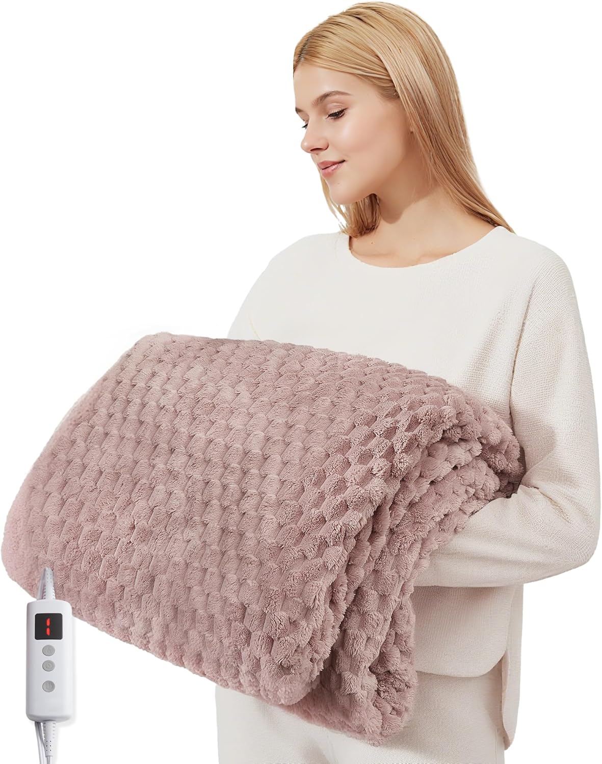 GarveeHome Heated Blanket for Cozy Warmth and Comfort