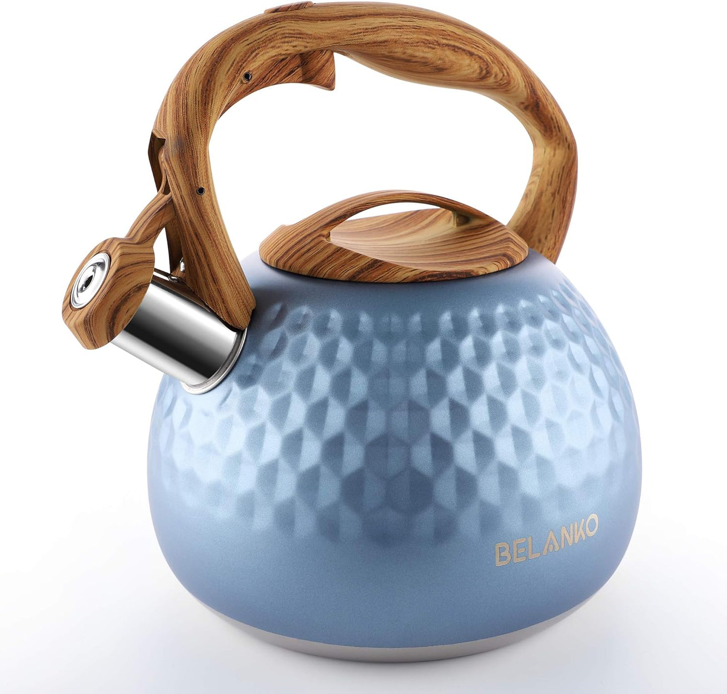 BELANKO 2.7 Quart Tea Kettle - Stylish Whistling Teapot