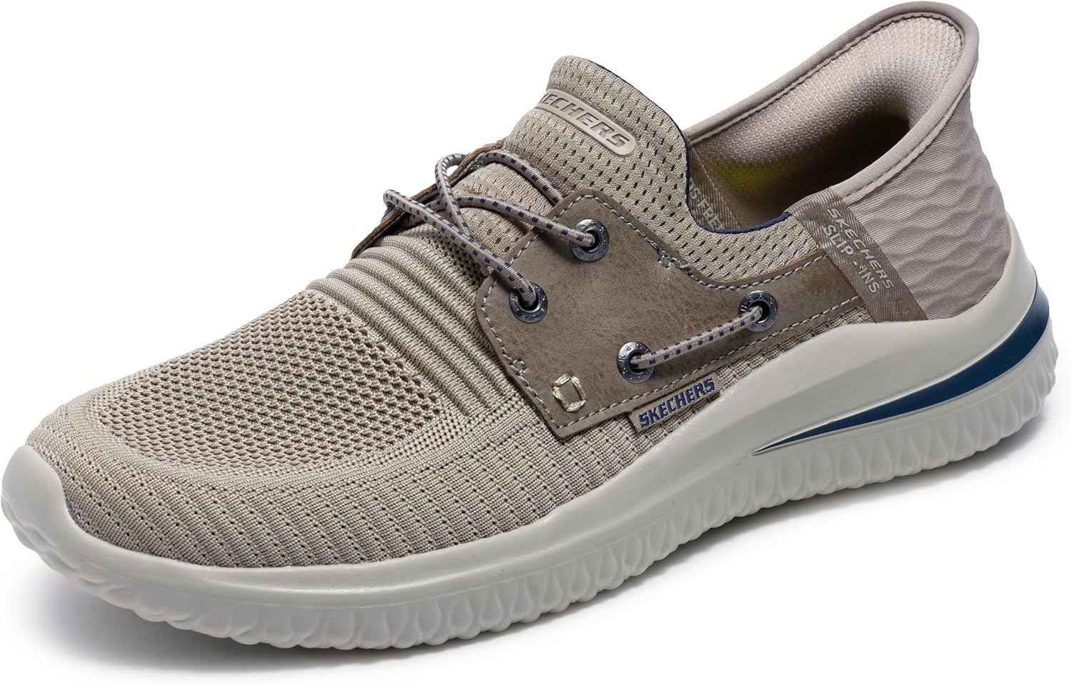 Skechers Mens Delson 3.0 Roth Slip On Shoes for Everyday Comfort