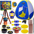 Kids Play Tent with Camping Toys - Interactive Lantern & Accessories