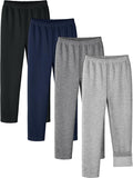 Girls Winter Fleece Lined Leggings 4-Pack for Ultimate Comfort