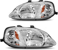DWVO Headlight Assembly Compatible with 1999 2000 Civic - Better