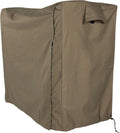 Firewood Log Rack Cover 4-Foot - Weather-Resistant Khaki