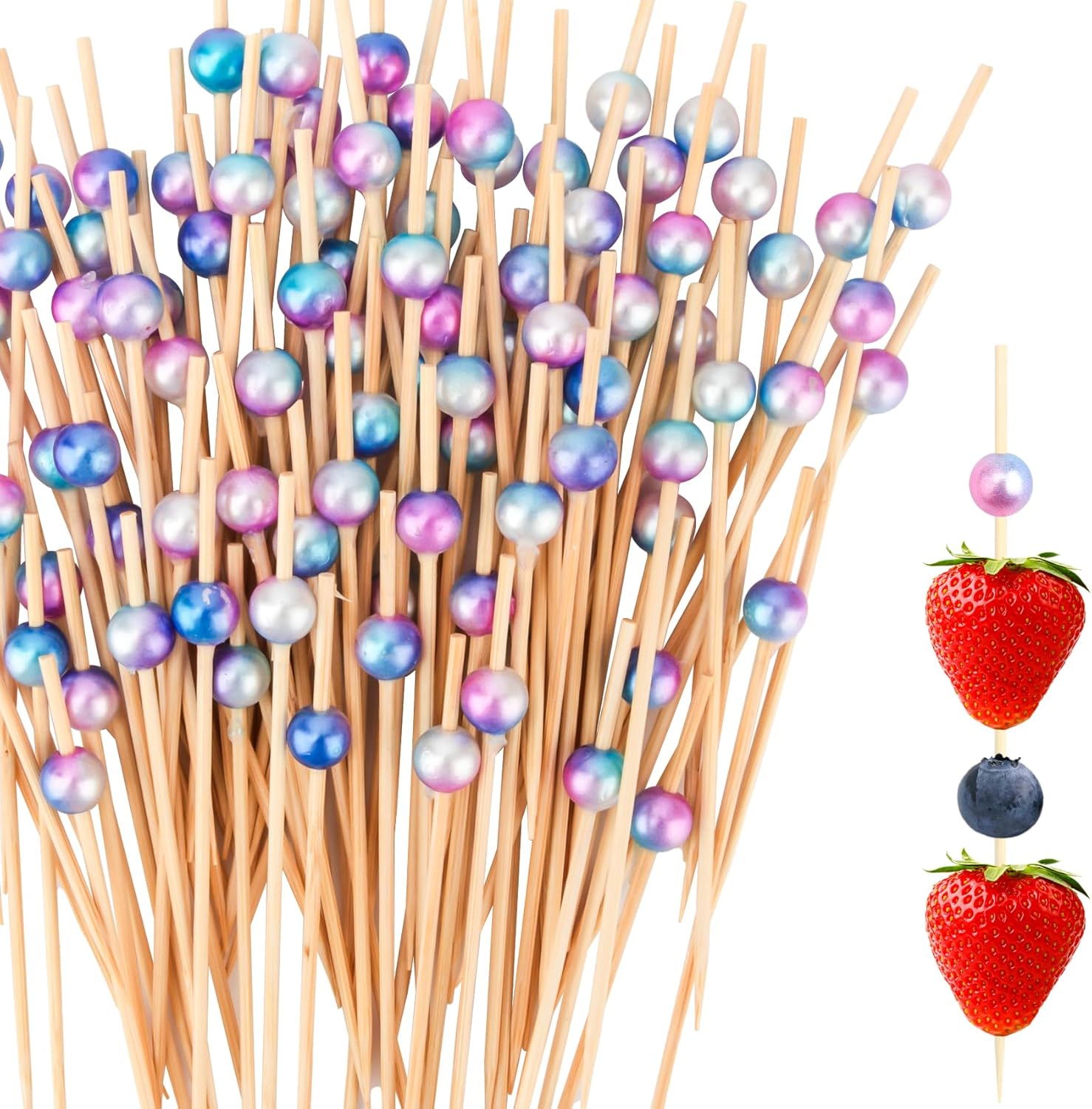 Flavored Bamboo Toothpick Set for Festive Bites