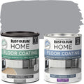 Rust-Oleum Home Floor Coating Kit Semi-Gloss Aged Gray - Budget Floor