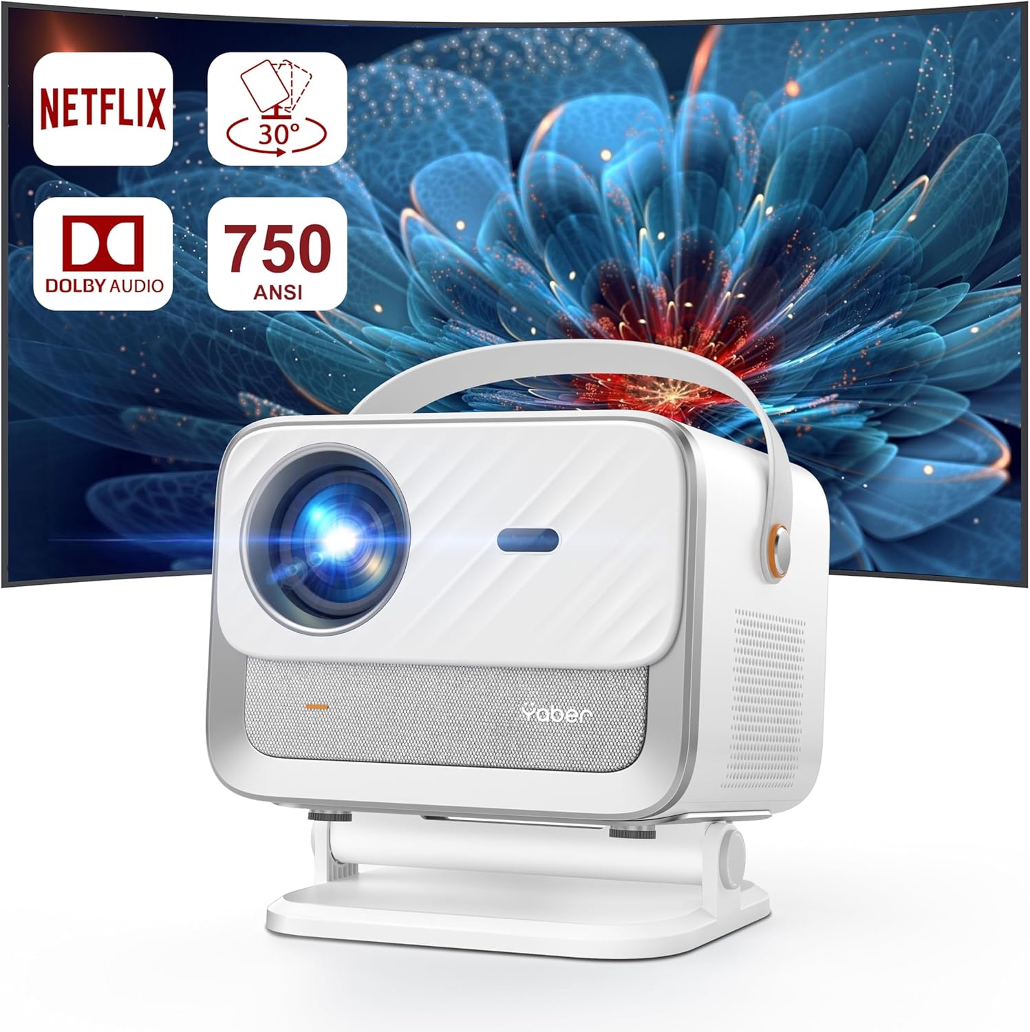 Yaber FHD 1080P Dolby Audio Projector - Ultimate Home Cinema Experience