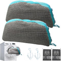 Laundry Shoe Bag 2PCS - Reusable Zipper Shoe Wash Bags for Machine Use