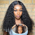 Curly Bob Wig Human Hair Deep Wave 200% Density 5x5 HD Lace