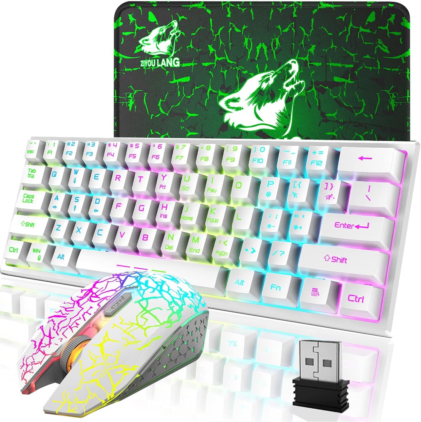 Wireless Gaming Keyboard and Mouse Combo for Ultimate Play