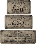 Artoid Mode Kitchen Quotes Mats Set of 3 - Seasonal Low-Profile